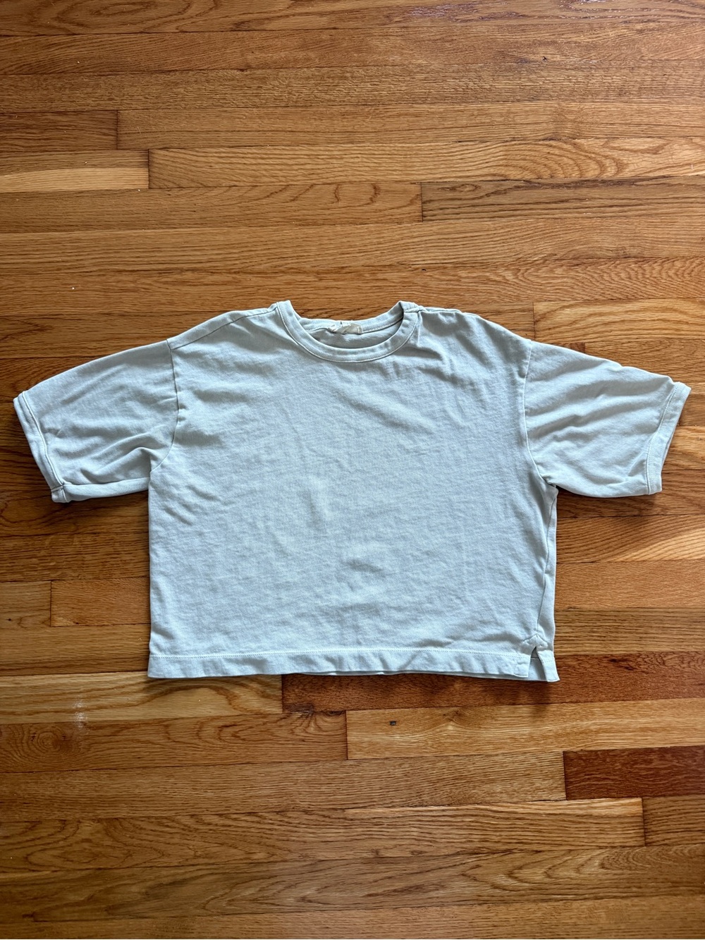 Madewell Cream Boxy Short-Sleeve Tee